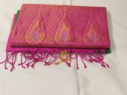 SOFT SILK SAREE WITH BLOUSE